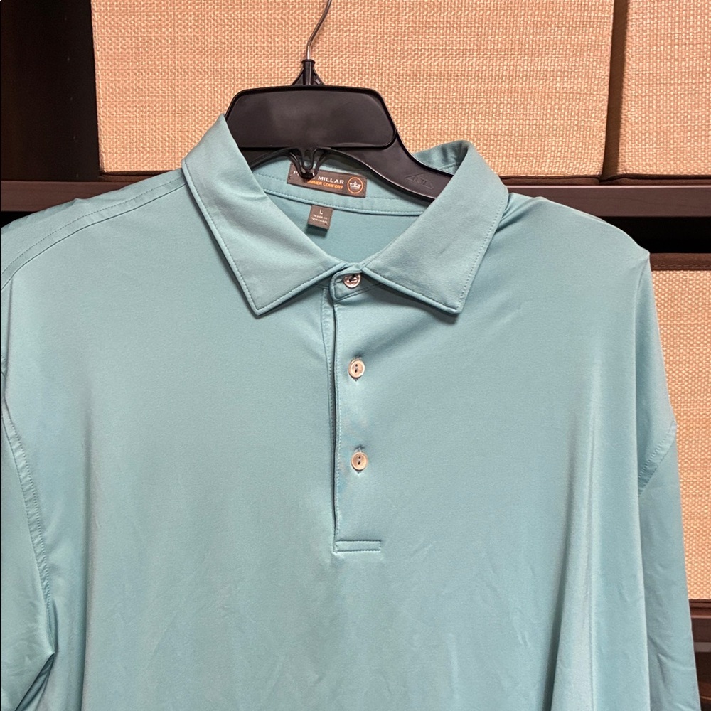 Peter Millar Teal Polo Shirt